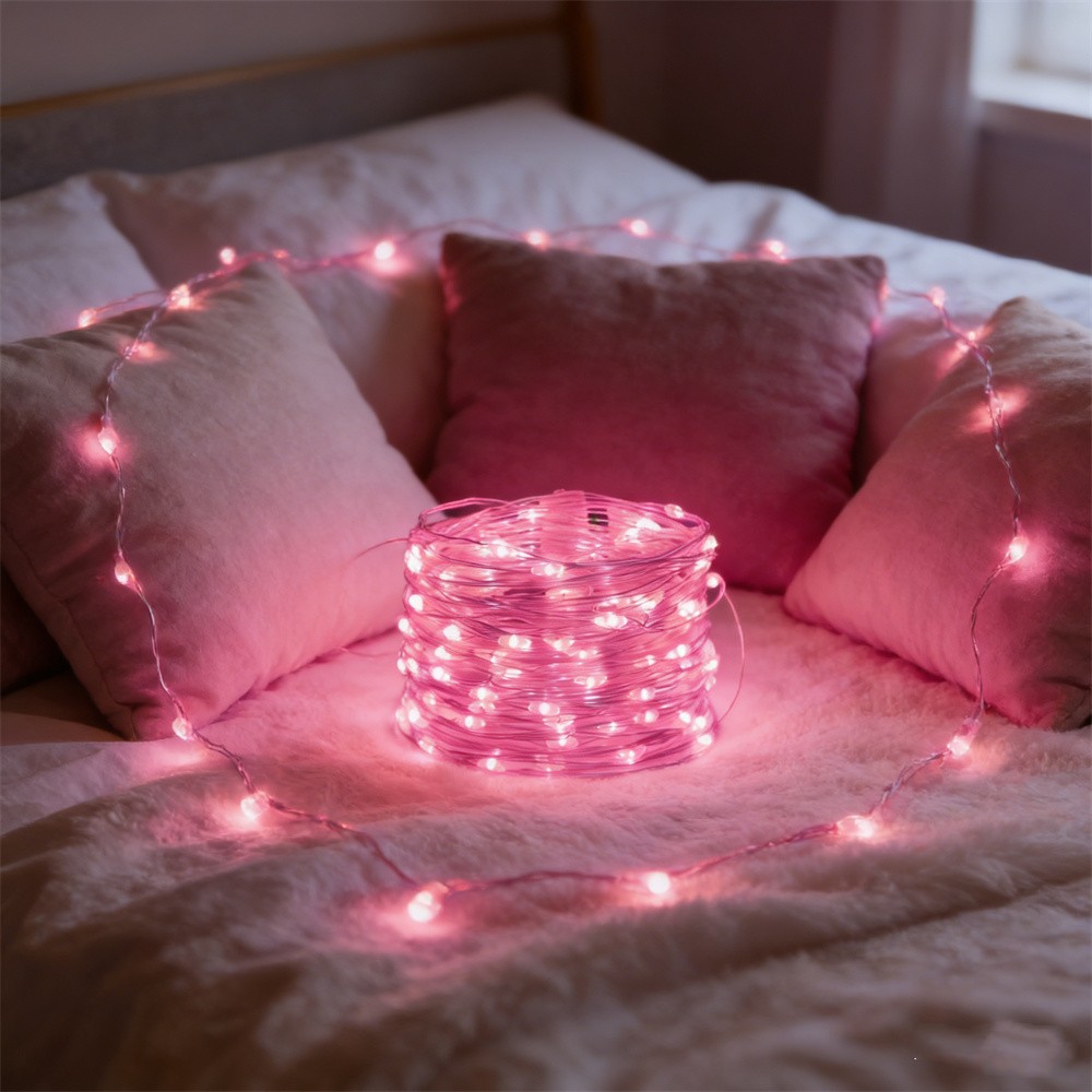 Lighting Christmas Decor - Scatola Batteria 10/5/2/1M Luci a Filo