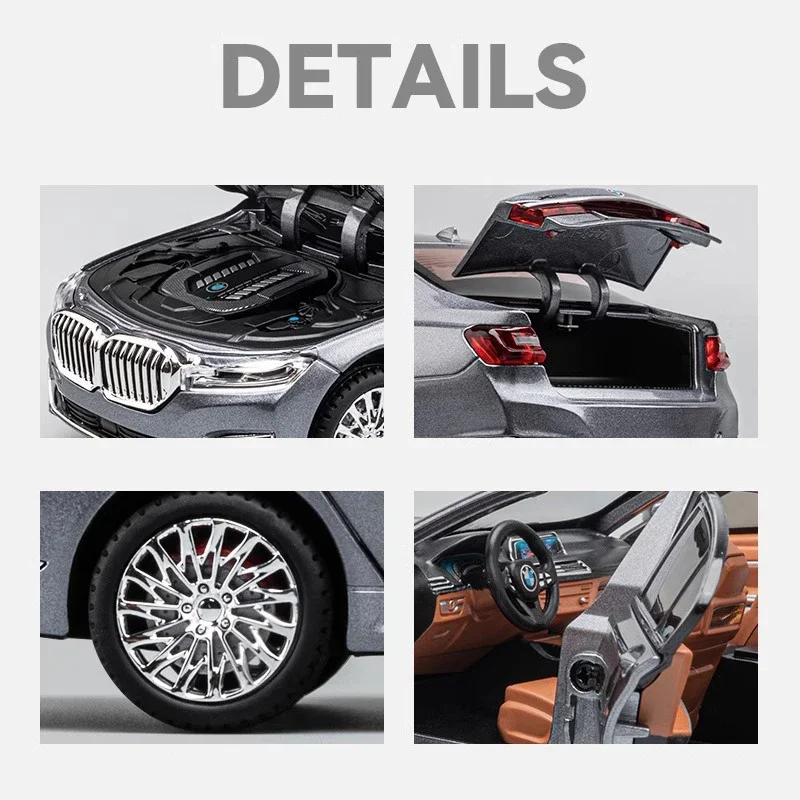 1/24 BMW 760li lega pressofuso - Lighting Mcqueen Bedroom Decor recensione e prezzo